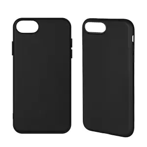 Чехол для iPhone 7/8/SE(2020)/SE(2022) TPU матовый черный