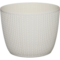 Кашпо ВЯЗАНИЕ D210мм 4,5л с поддоном М 3122