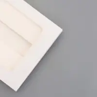 Пакет подарочный, с окном, 30&times;20&times;16 см, белый