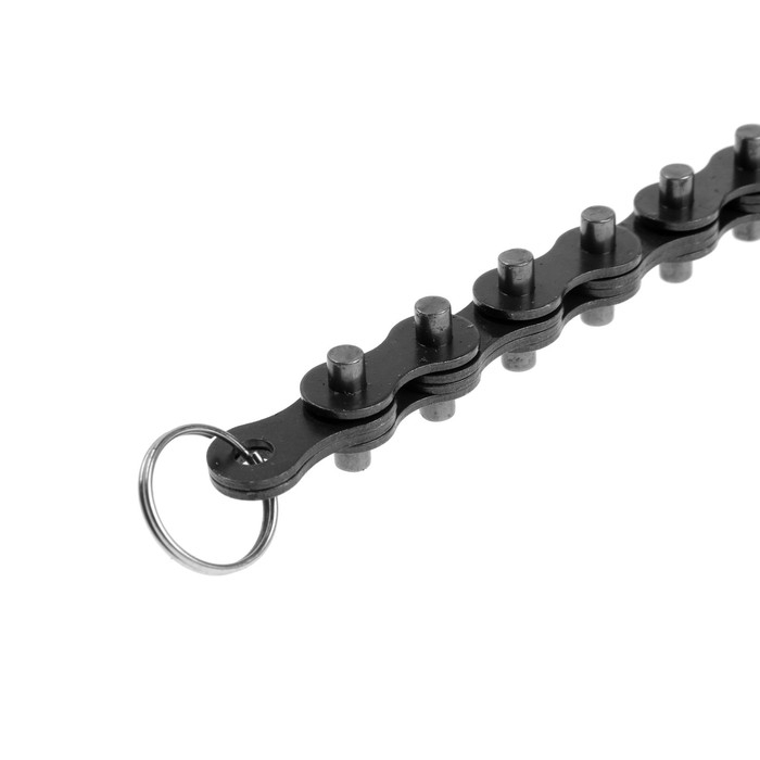 Съемник масляного фильтра ТУНДРА, цепной, под квадрат 1/2 Съемник масляного фильтра ТУНДРА, цепной, под квадрат 1/2", длина цепи 450 мм, до 130 мм