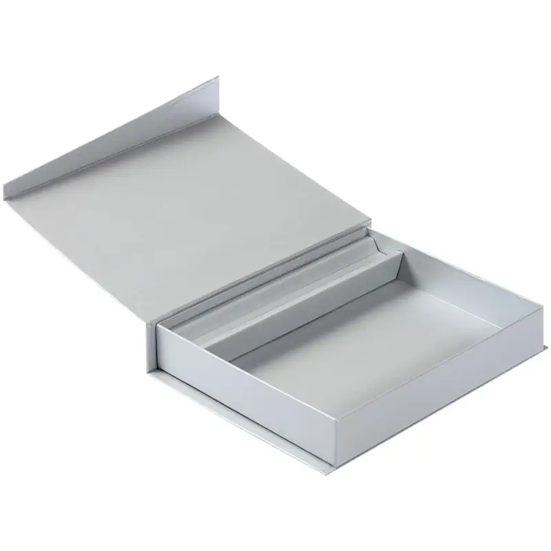 Коробка Duo под ежедневник и ручку, серая Коробка Duo под ежедневник и ручку, серая