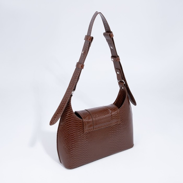 Сумка женская на молнии, цвет коричневый Сумка женская на молнии, цвет коричневый