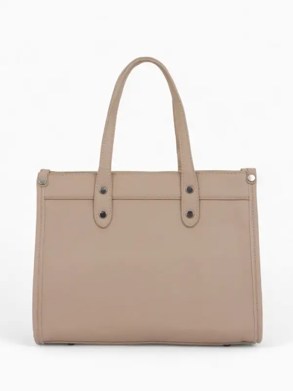 Сумка женская тоут TEXTURA на молнии, с кошельком, 30&times;10&times;24 см, бежевый