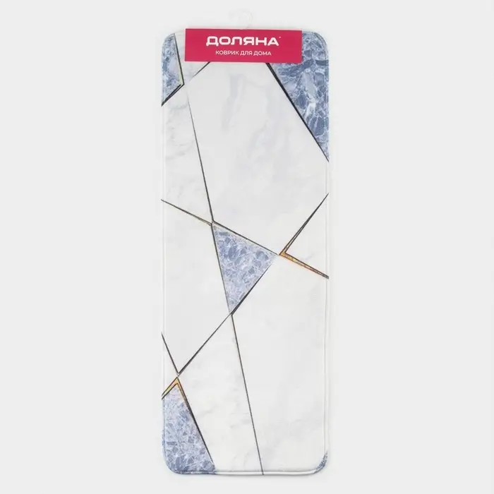 Коврик для ванной и туалета Доляна &laquo;Мрамор&raquo;, 45&times;120 см