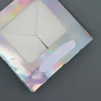 Пакет для торта и коробок, с квадратным дном и окном, голографический, 15&times;15&times;15 см
