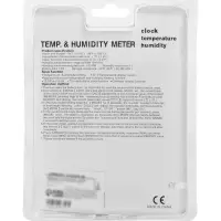 Термометр LTR-16, электронный, 2 датчика температуры, датчик влажности, белый