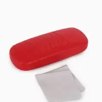 Футляр для очков Июнь2503, 16*5,8*3 см, хлопушка, красный