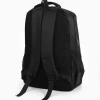 Рюкзак на молнии, 4 кармана, дышащая спинка, 30.5&times;14.5&times;47.5 см, чёрный