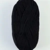 Пряжа &laquo;Бюджетная Макси&raquo; 40% шерсть, акрил 60%. 140 м/150 г (003 черный)