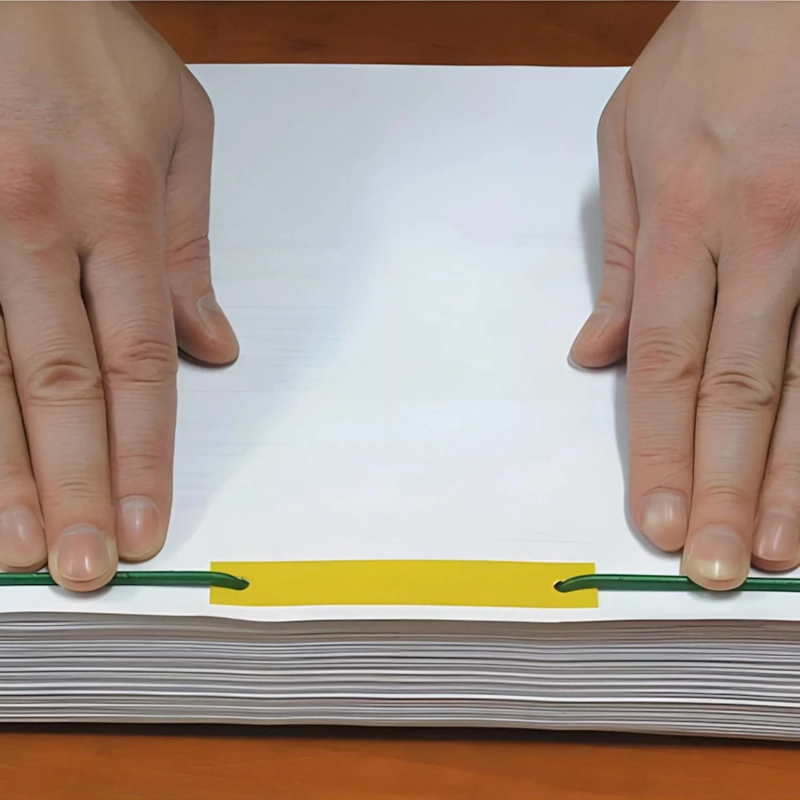 Механизм для скоросшивателя разъемный Attache металл/пластик,10 шт.,зеленый