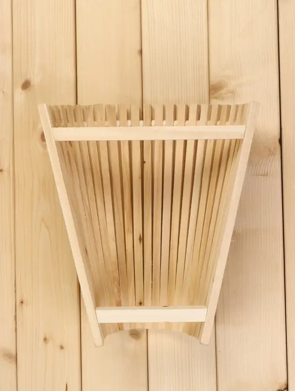 Абажур для бани и сауны &laquo;Свет&raquo;, липа, 28&times;15&times;31 см, настенный, &laquo;Добропаровъ&raquo;