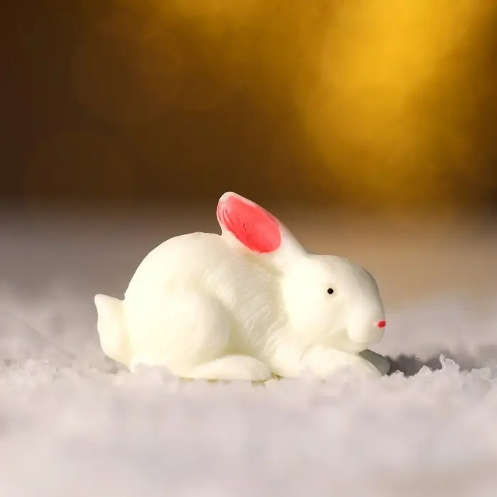 Миниатюра кукольная &laquo;Заяц&raquo;, размер: 2 &times; 3 &times; 2,5 см