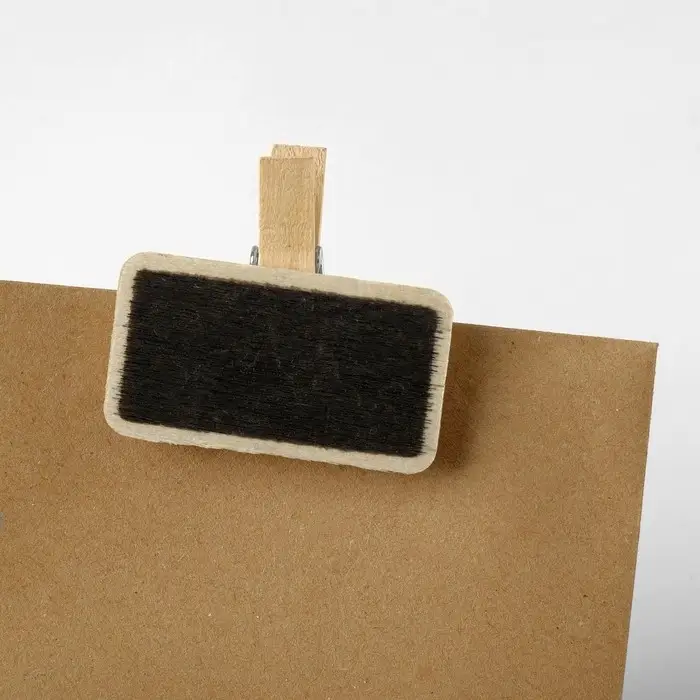 Меловой ценник «На прищепке» 4×3.5 прямоугольник, (фасовка 10 шт.), чёрный Меловой ценник «На прищепке» 4×3.5 прямоугольник, (фасовка 10 шт.), чёрный