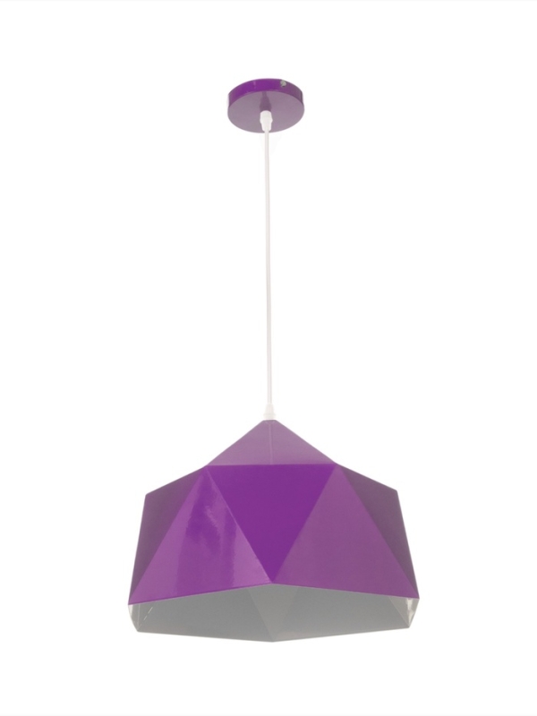 Светильник Edward 1х40Вт Е27 пр-1м темно-фиолетовый 38х38х25см Светильник Edward 1х40Вт Е27 пр-1м темно-фиолетовый 38х38х25см