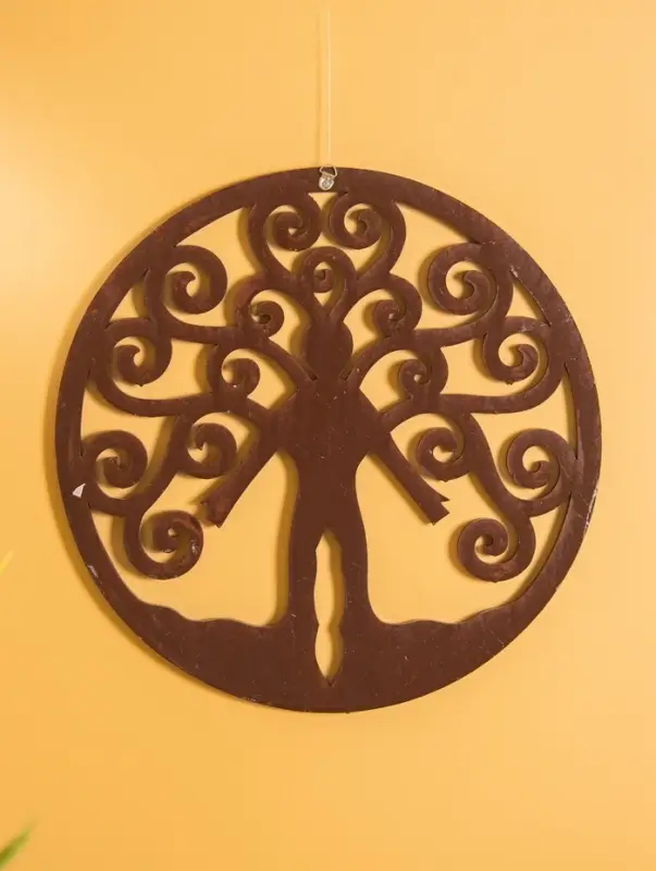 Панно  Панно "Единство с природой" МДФ, 40х40х1 см, разноцветная