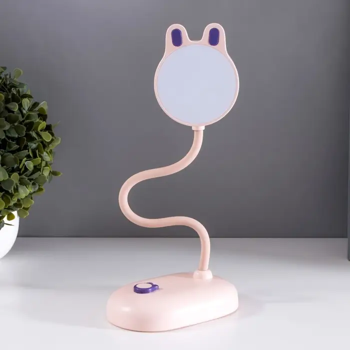 Лампа настольная RISALUX &laquo;Мими&raquo;, светодиодная, 3 Вт, диммер, USB, розовая, 8&times;12.5&times;32 см