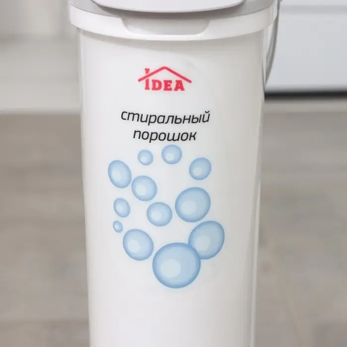 Контейнер для стирального порошка, 5 л, 11&times;24.6&times;32 см, серый