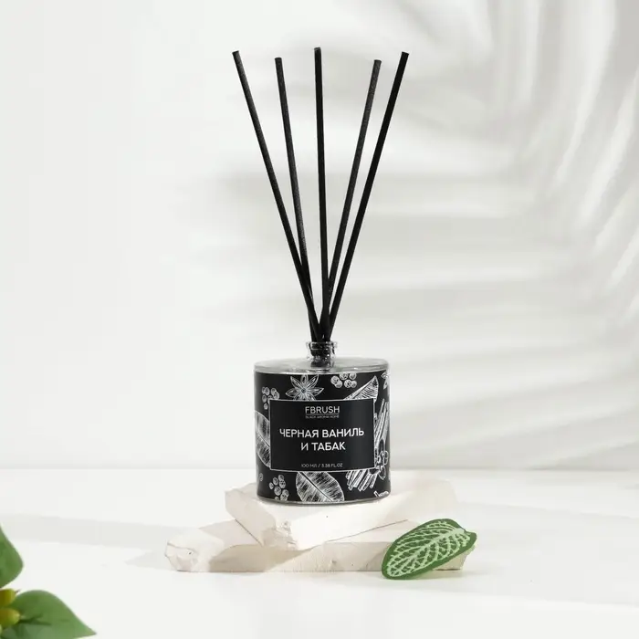 Диффузор ароматический BLACK AROMA HOME Диффузор ароматический BLACK AROMA HOME "Чёрная ваниль и табак", 100 мл