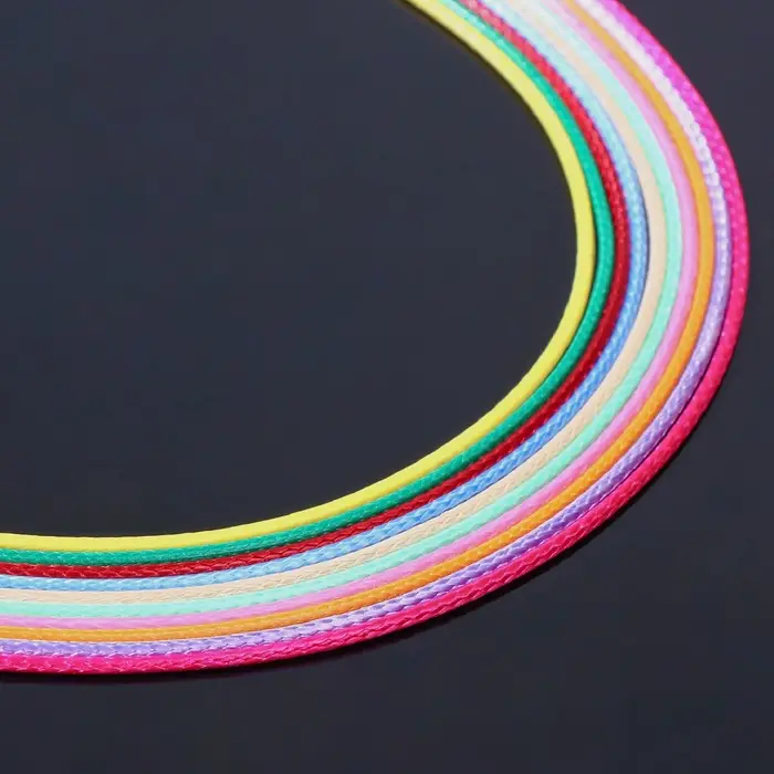 Шнурок текстильный, фасовка 100 шт. 45 см с удлинителем 5 см, МИКС Шнурок текстильный, фасовка 100 шт. 45 см с удлинителем 5 см, МИКС