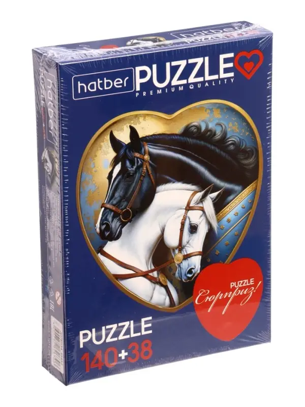 Пазл 140+38 эл. "Сила и грация" 2 картинки в 1 коробке Д178ПЗ4_35852