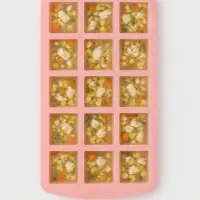 Форма для льда и заготовок Доляна &laquo;Кьюб&raquo;, силикон, 20&times;11.5&times;1.5 см, 15 ячеек, персиковый, розовый