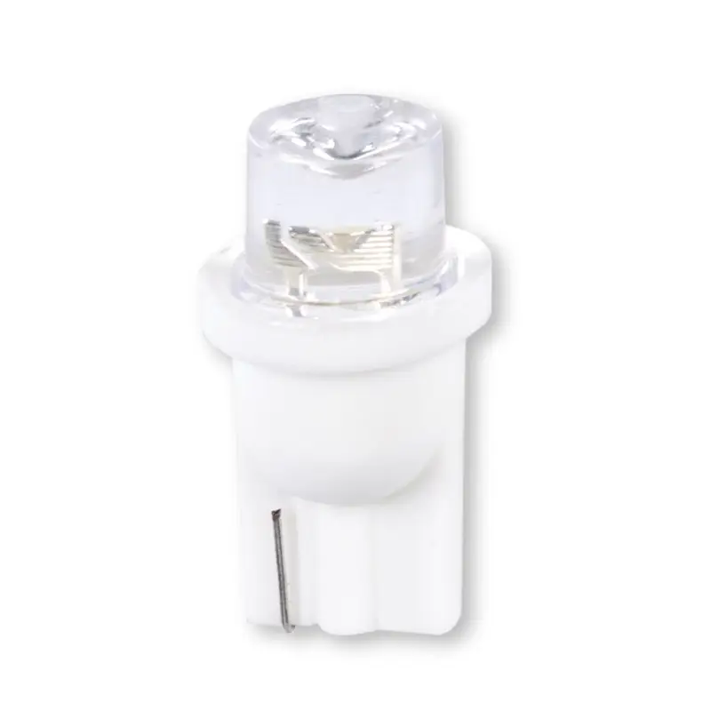 T011 T10/белый/ (W2.1x9.5d) 1LED усечённая W5W,10 шт.