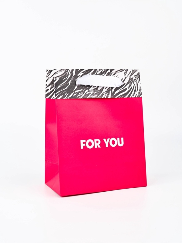 Пакет ламинированный двухсторонний «Для тебя», MS 18 × 23 × 10 см