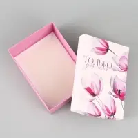 Коробка подарочная складная &laquo;Цветы&raquo;, 21&times;15&times;7 см