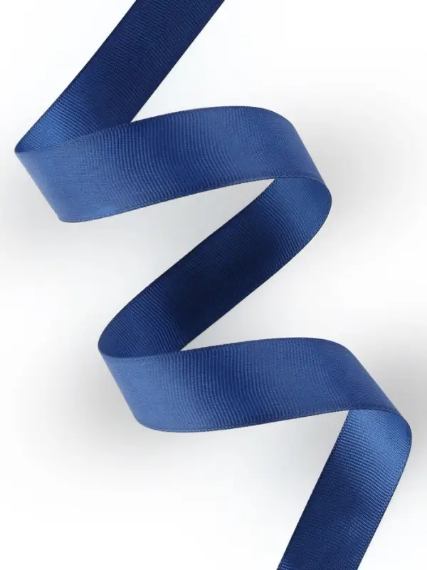 Лента репсовая, 25 мм, 23&plusmn;1 м, тёмно-синяя №38