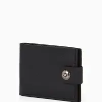 Портмоне мужское на магните, отдел для купюр, для карт, цвет чёрный