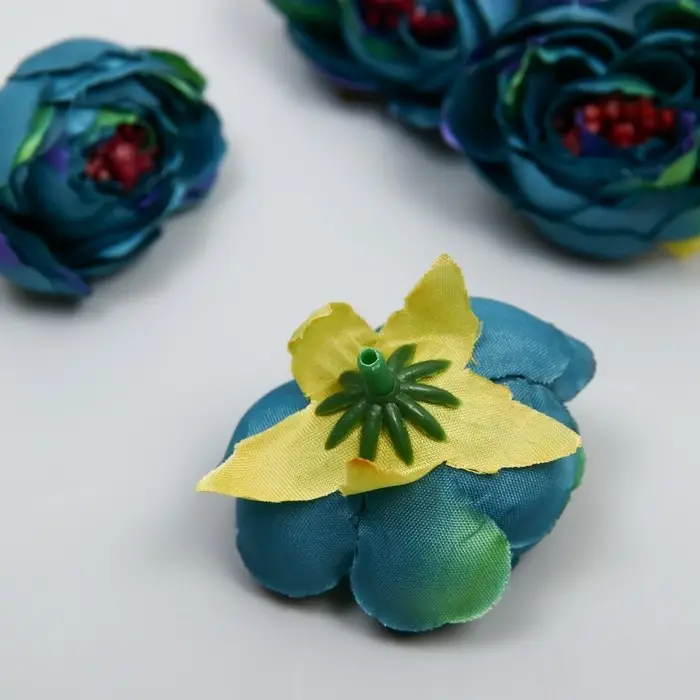 Бутон на ножке для декорирования "Пион Шарм" бензиновый 3,5х3,5 см