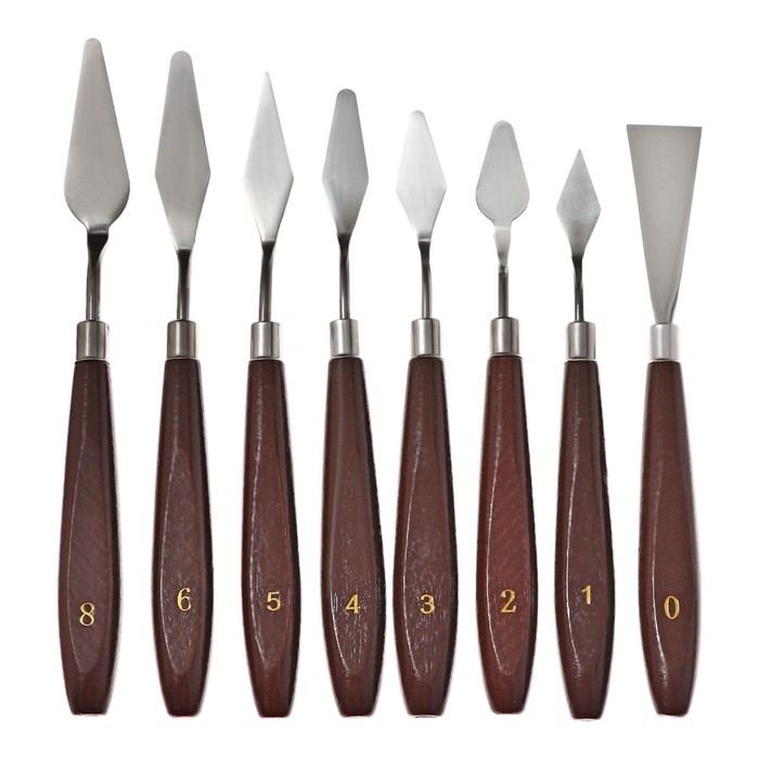 Набор мастихинов для художника, 18 предметов Набор мастихинов для художника, 18 предметов