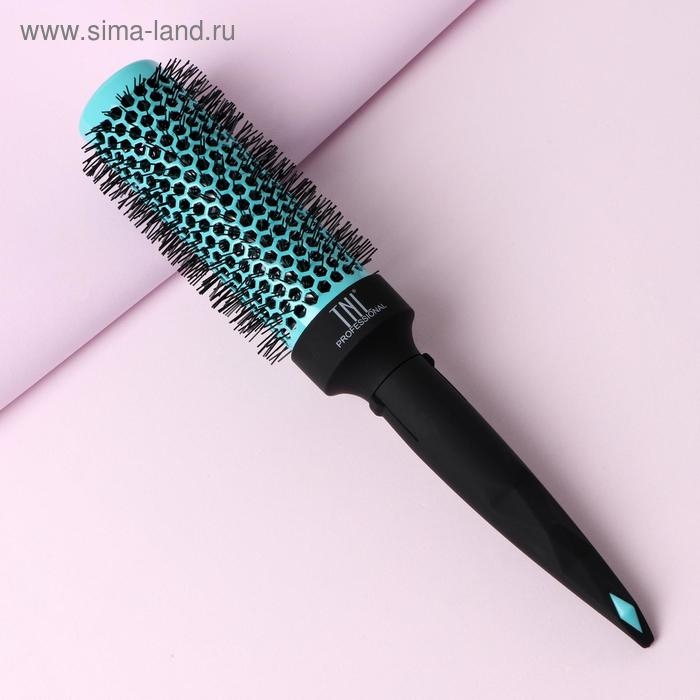 Термобрашинг профессиональный, вентилируемый, d = 3,2 см, цвет бирюзовый/чёрный Термобрашинг профессиональный, вентилируемый, d = 3,2 см, цвет бирюзовый/чёрный