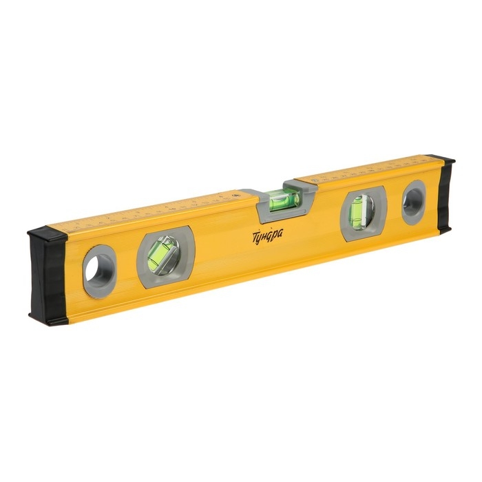 Уровень алюминиевый магнитный ТУНДРА, фрезерованный, 3 глазка, 400 мм Уровень алюминиевый магнитный ТУНДРА, фрезерованный, 3 глазка, 400 мм