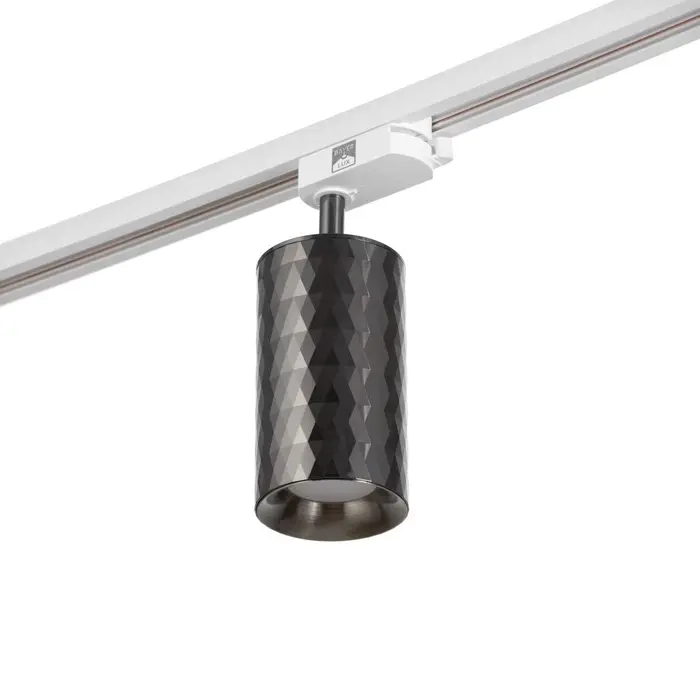 Светильник трековый BayerLux Simple &laquo;Андри&raquo; GU10, 220 В, 7.5&times;7.5&times;20 см, чёрный хром