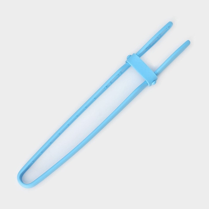 Щипцы кухонные Доляна «Дуэт», 24,5×4,5×2 см, цвет голубой Щипцы кухонные Доляна «Дуэт», 24,5×4,5×2 см, цвет голубой