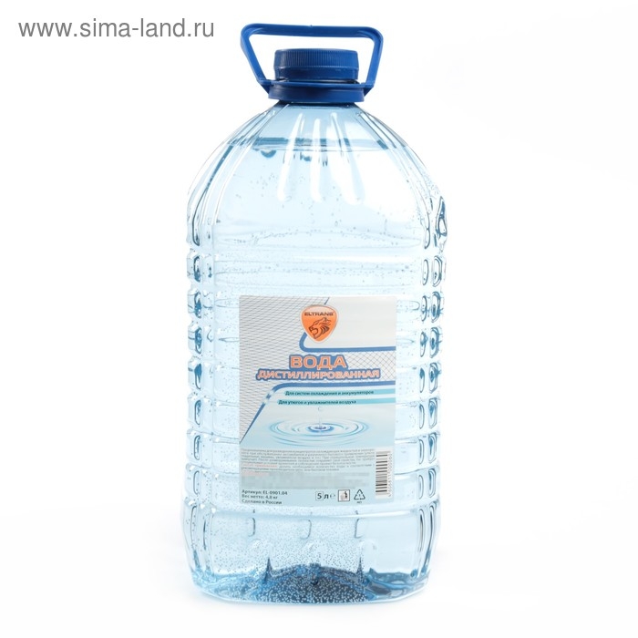 Дистиллированная вода Элтранс, 4.8 л Дистиллированная вода Элтранс, 4.8 л