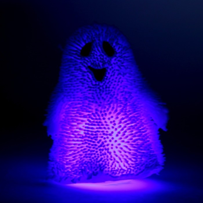 Хэллоуин. Антистресс сквиш мялка «Привидение», световая, в шоубоксе Хэллоуин. Антистресс сквиш мялка «Привидение», световая, в шоубоксе