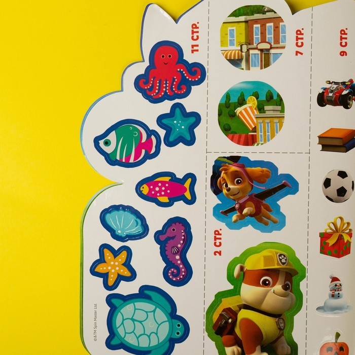 Набор для творчества с наклейками «Гончик», PAW PATROL, 12 листов Набор для творчества с наклейками «Гончик», PAW PATROL, 12 листов