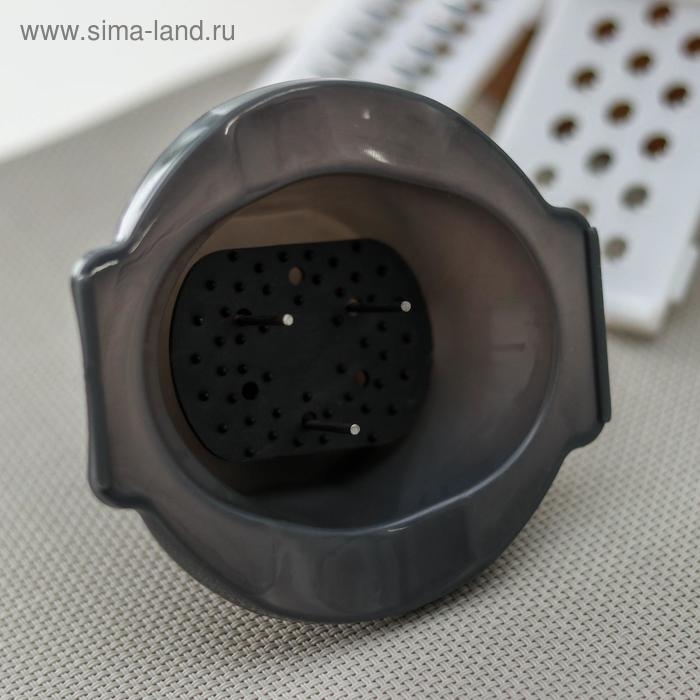 Многофункциональная овощерезка «Маджестик», со сливной корзиной, 22,3×13,5×22,5 см, цвет бело-серый Многофункциональная овощерезка «Маджестик», со сливной корзиной, 22,3×13,5×22,5 см, цвет бело-серый