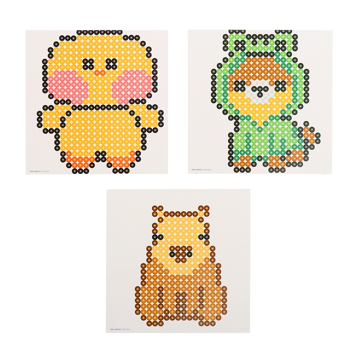 Аквамозаика «Зверята», более 1000 шариков, 3 фигурки Аквамозаика «Зверята», более 1000 шариков, 3 фигурки