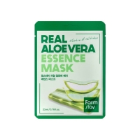 Маска тканевая для лица с экстрактом алоэ FarmStay Real Aloe Vera Essence Mask, 23 мл