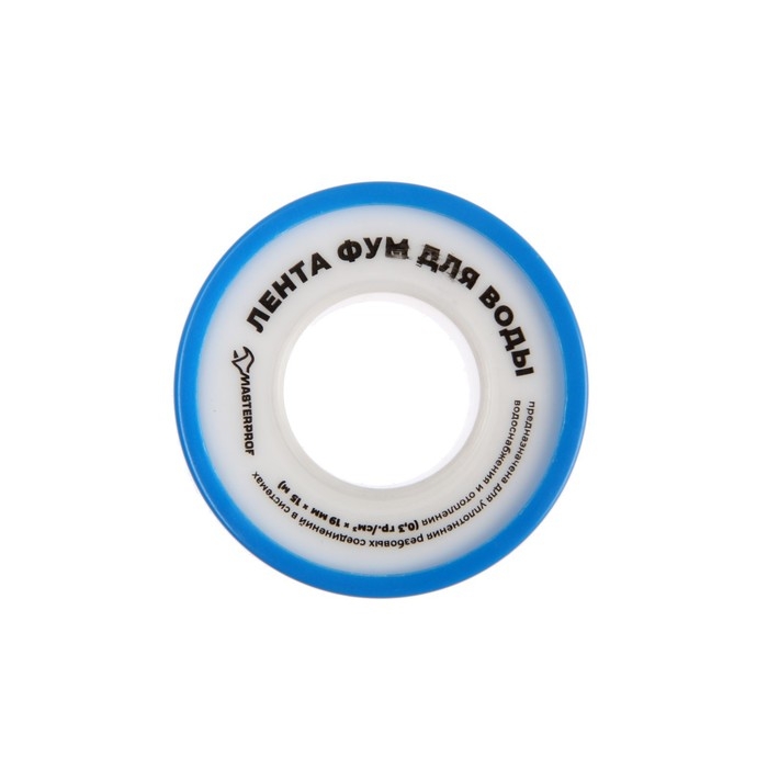 Лента ФУМ Masterprof ИС.130217, большая, 19 мм х 0,1 мм х 15 м Лента ФУМ Masterprof ИС.130217, большая, 19 мм х 0,1 мм х 15 м