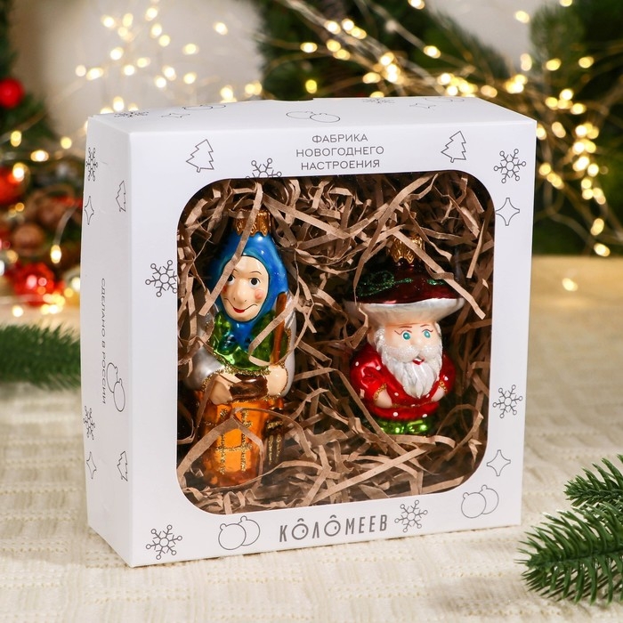 Набор Набор "Сказка 3", из 2 фигурок (h-11 см,h-10 см), в подарочной упаковке