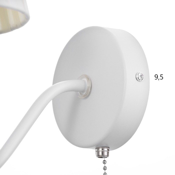 Бра "Вилора" 1х40Вт E14 белый 22х15х25 см.