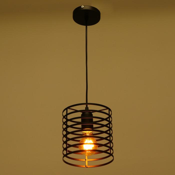 Светильник подвесной  Светильник подвесной "Цилиндр" 1x40Вт E27 16х16х116 см