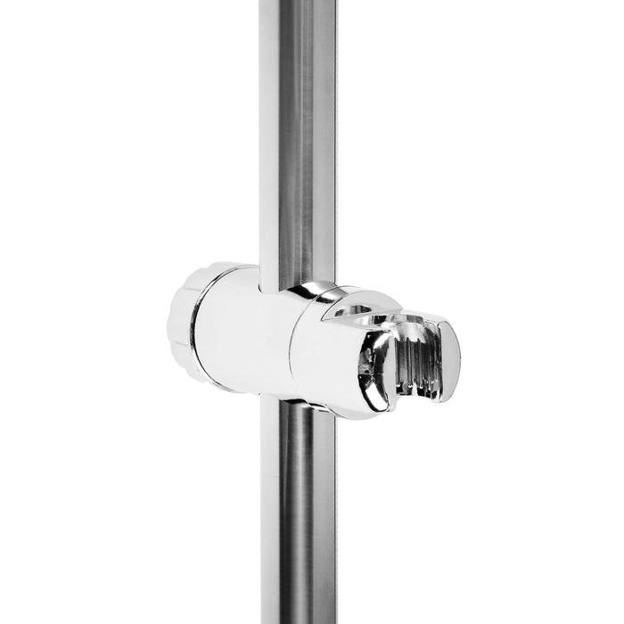 Душевая стойка ZEIN S03, винтовой держатель из пластика, крепеж, сатин Душевая стойка ZEIN S03, винтовой держатель из пластика, крепеж, сатин