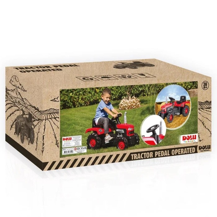 Веломобиль «Трактор», цвет красный Веломобиль «Трактор», цвет красный