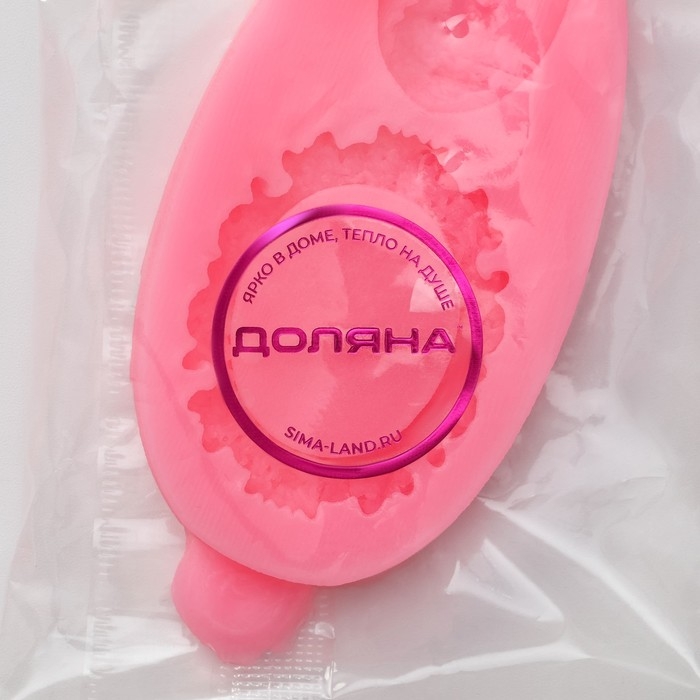 Молд Доляна «Рамка и портрет», силикон, 8,5×4,5 см, цвет розовый Молд Доляна «Рамка и портрет», силикон, 8,5×4,5 см, цвет розовый