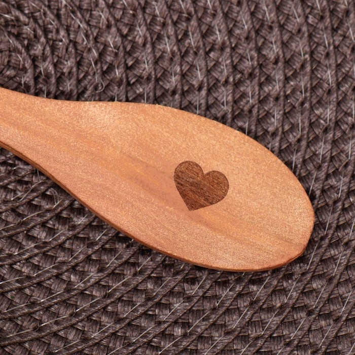 Ложка для специй «Щепотка радости», дерево, 13 см Ложка для специй «Щепотка радости», дерево, 13 см